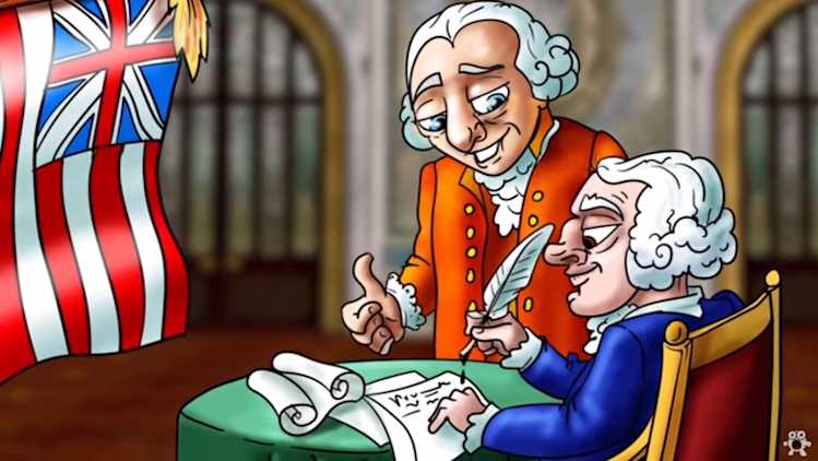 Saint Germain at the signing of the Declaration of Independence in 1775 Saint Germain at the signing of the Declaration of Independence in 1775
