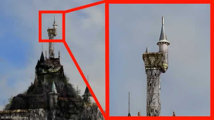 Feeney imagination of Disneyland castle