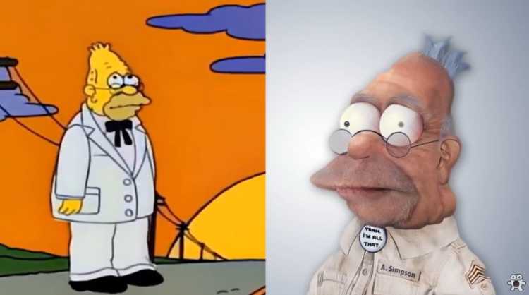 Mr Burns, Ned Flanders &Grampa 3