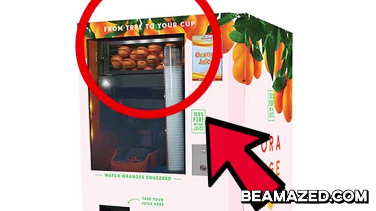 Fresh Orange Juice Vending Machine