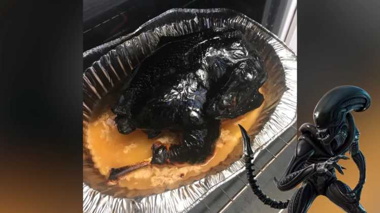 burnt turkey