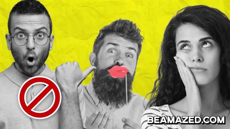 Bizarre Things You Can't Do in America Mustache kissing in Iowa