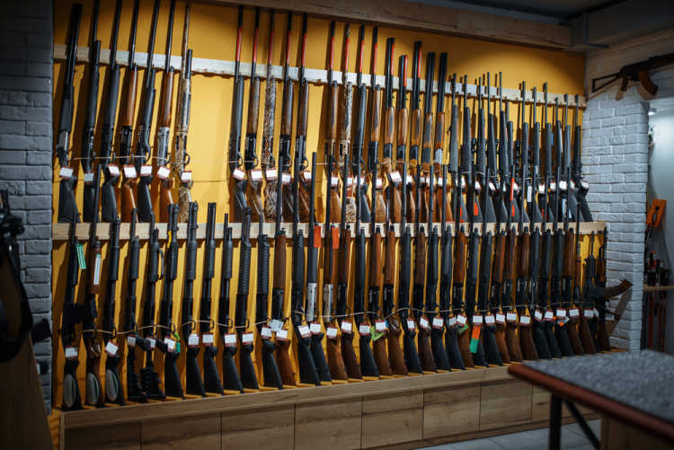 gun store shop rifles America