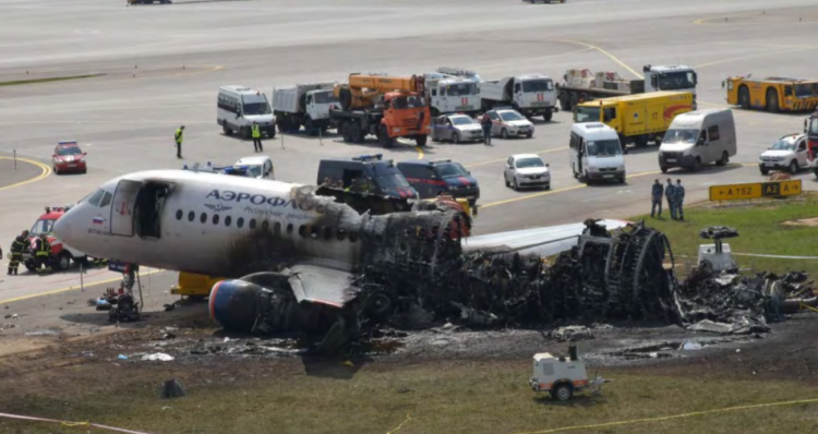 Aeroflot Flight 1492 wreckage