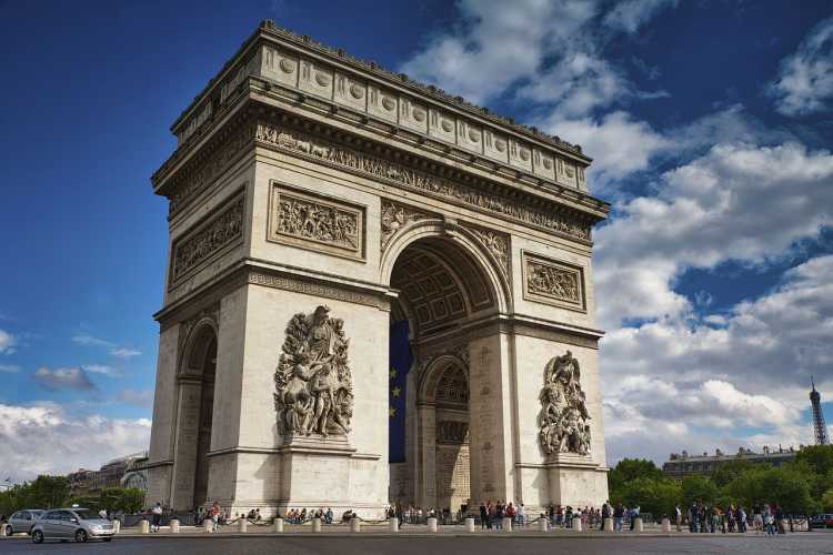 The Arc de Triomphe 