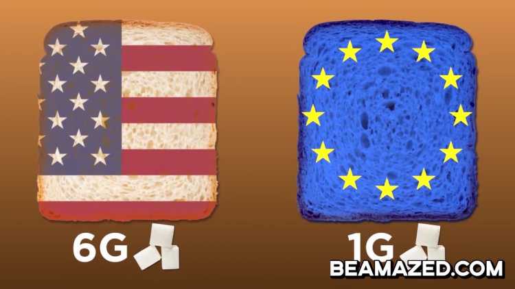 American Things Europeans Can't Understand sugar in bread