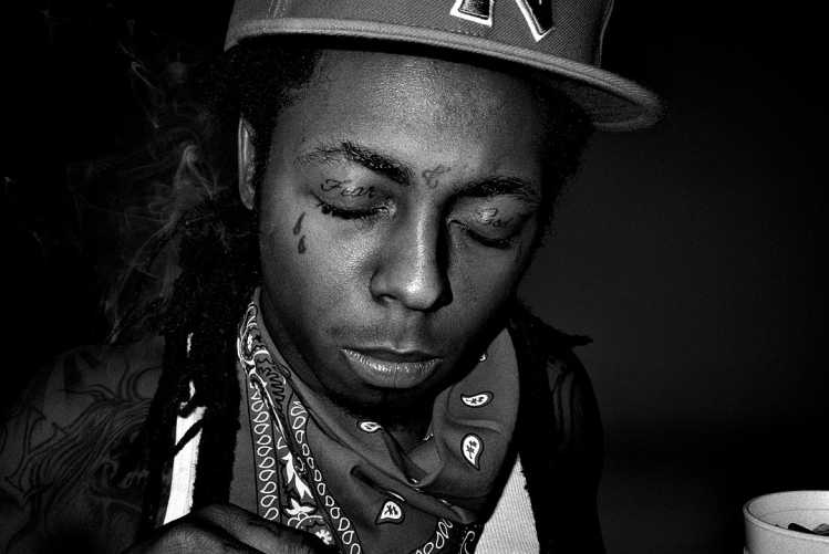 Lil Wayne Tears tattoos on face