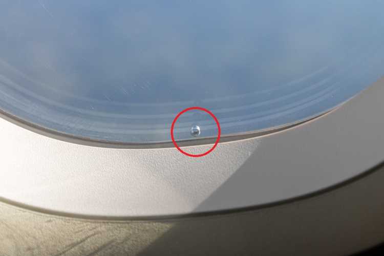 Airplane Window Hole bleed hole