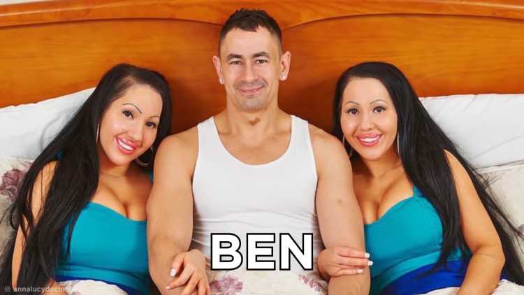 Decinque sisters with Ben