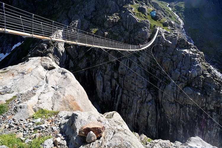 Incredible Bridges Trift Suspension Bridge, Switzerland