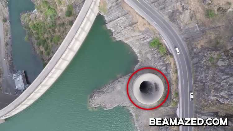 Horrifyingly Mysterious Lakes Monticello Dam glory hole