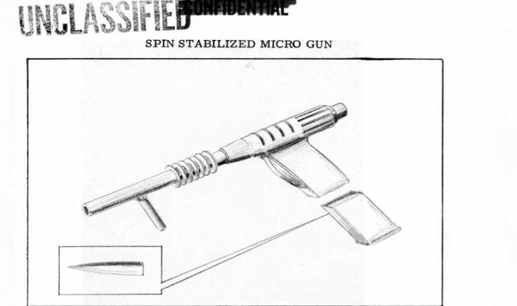 space lunar weapon micro gun