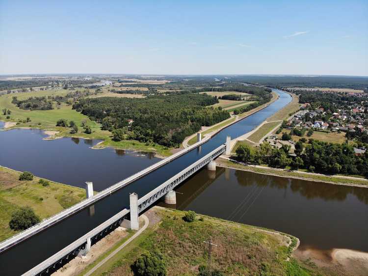 Incredible Bridges Magdeburg Water Bridge, Germany