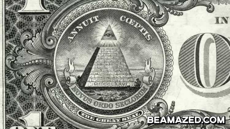 Secret Hidden Symbols in US Dollars  pyramid and the eye