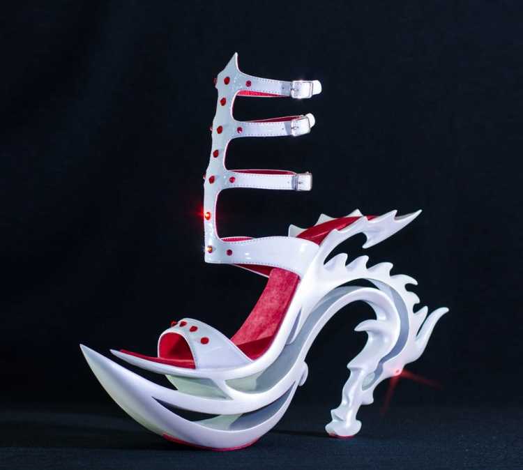 Dragon Oriental High Heels shoes