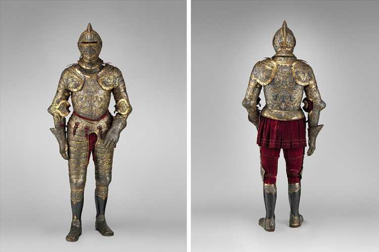 Parade Armour of Henry II France Étienne Delaune