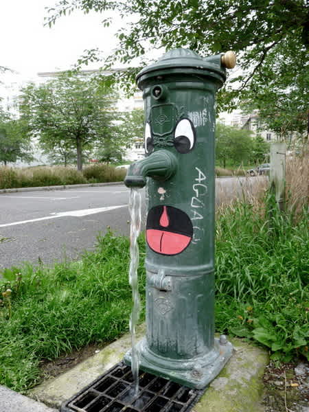 Water Pump Alive graffiti art street art