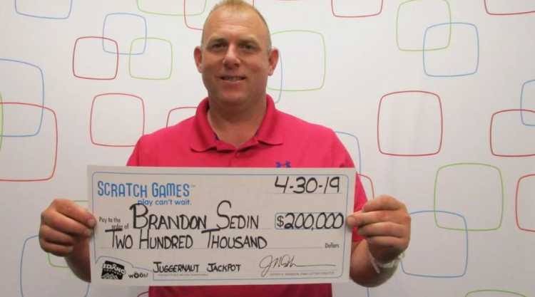 lottery Ticket winner Brandon Sedin good karma