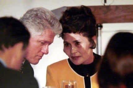 Janite Lee with Bill Clinton