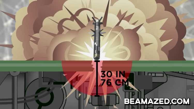 Javelin warhead blast yield penetration 