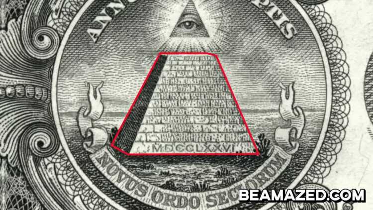 Secret Hidden Symbols in US Dollars pyramid and eye