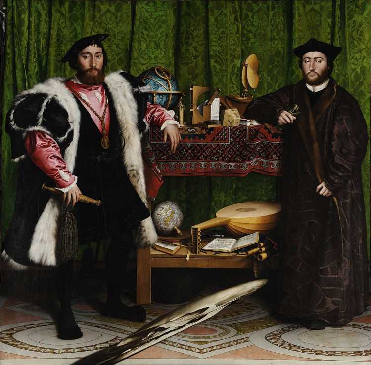 Hans Holbein’s Skull Illusion The Ambassadors 
