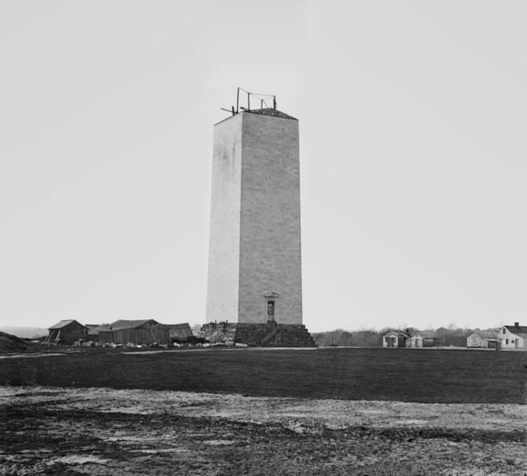 unfinished Washington Monument