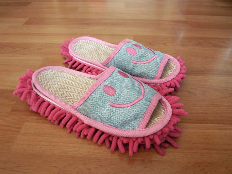 Mop Flops Floor Cleaning Shoes mop slippers flip flops