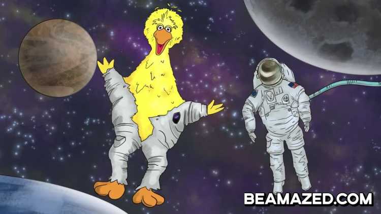 Childhood Favourites Untold Truth Big Bird in space