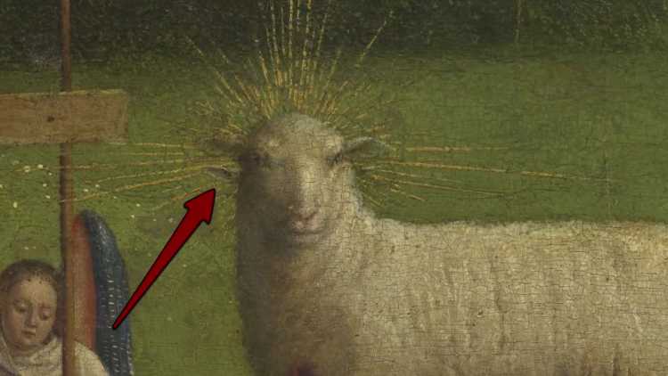 Times Art Restorations Went Completely Wrong The Lamb of God, before and after restoration