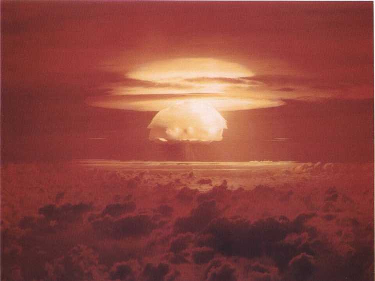 Operation Castle Nuclear test mushroom cloud