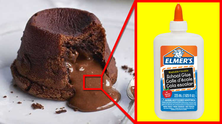 glue replacement chocolate sauce advertisements 
