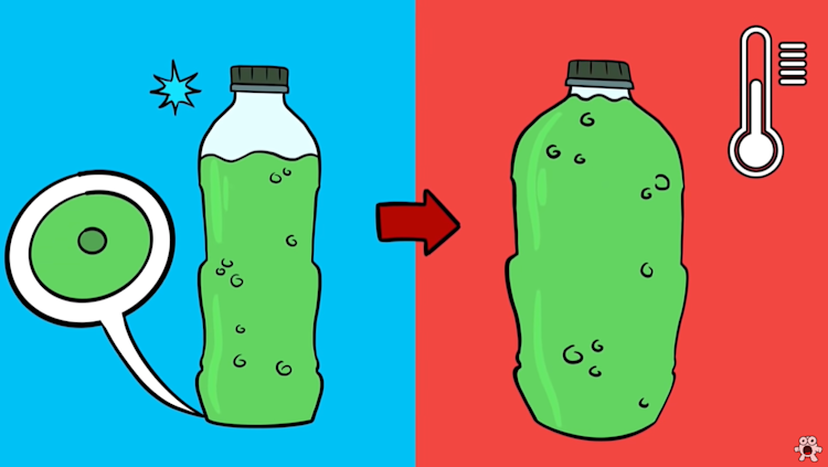 Why do Soft Drink Bottles have 5 bumps at the bottom? Why do Soft Drink Bottles have 5 bumps at the bottom?