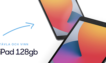 Tävla om att vinna en iPad 128 gb via zmarta