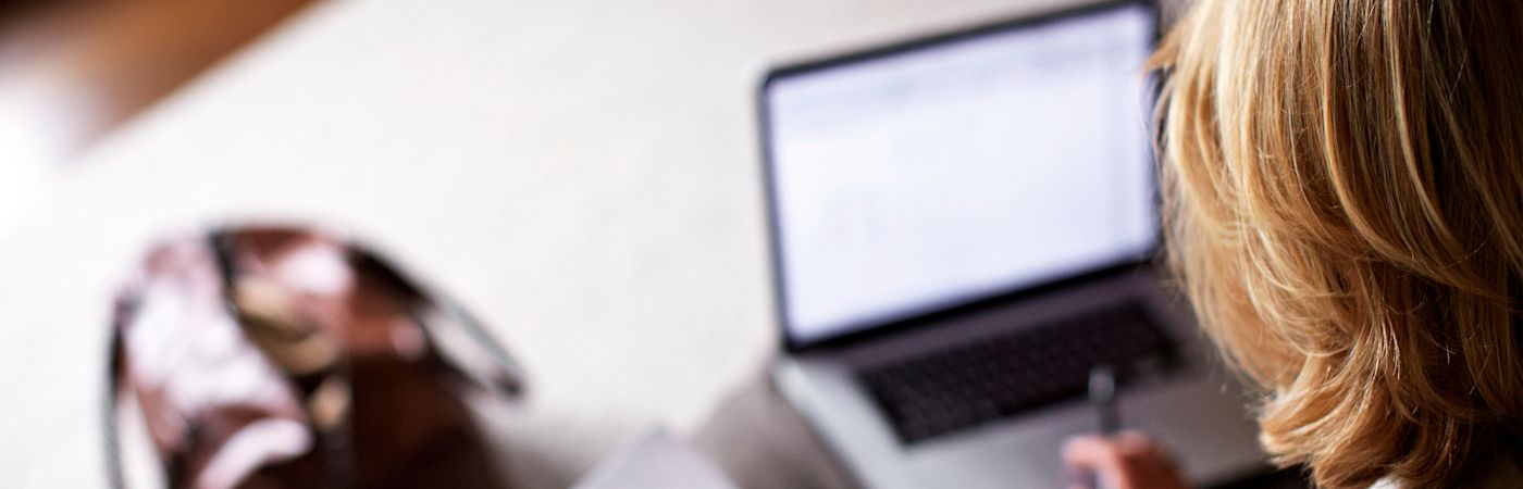 Woman with laptop