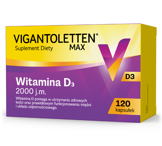 VIGANTOLETTEN MAX  witamina D3 2000