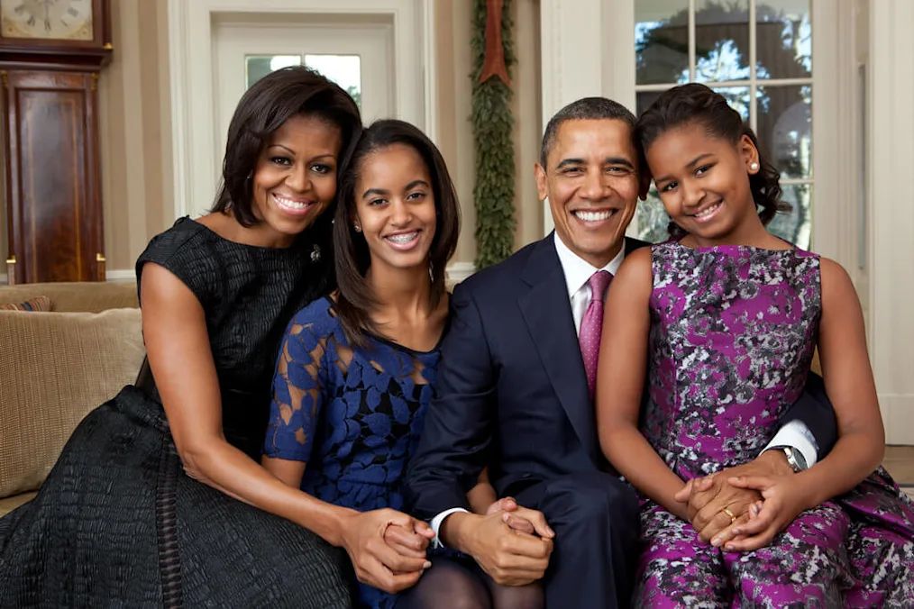Obama family portrait