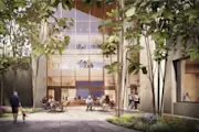 A rendering of the Museum courtyard at the Obama Presidential Center.