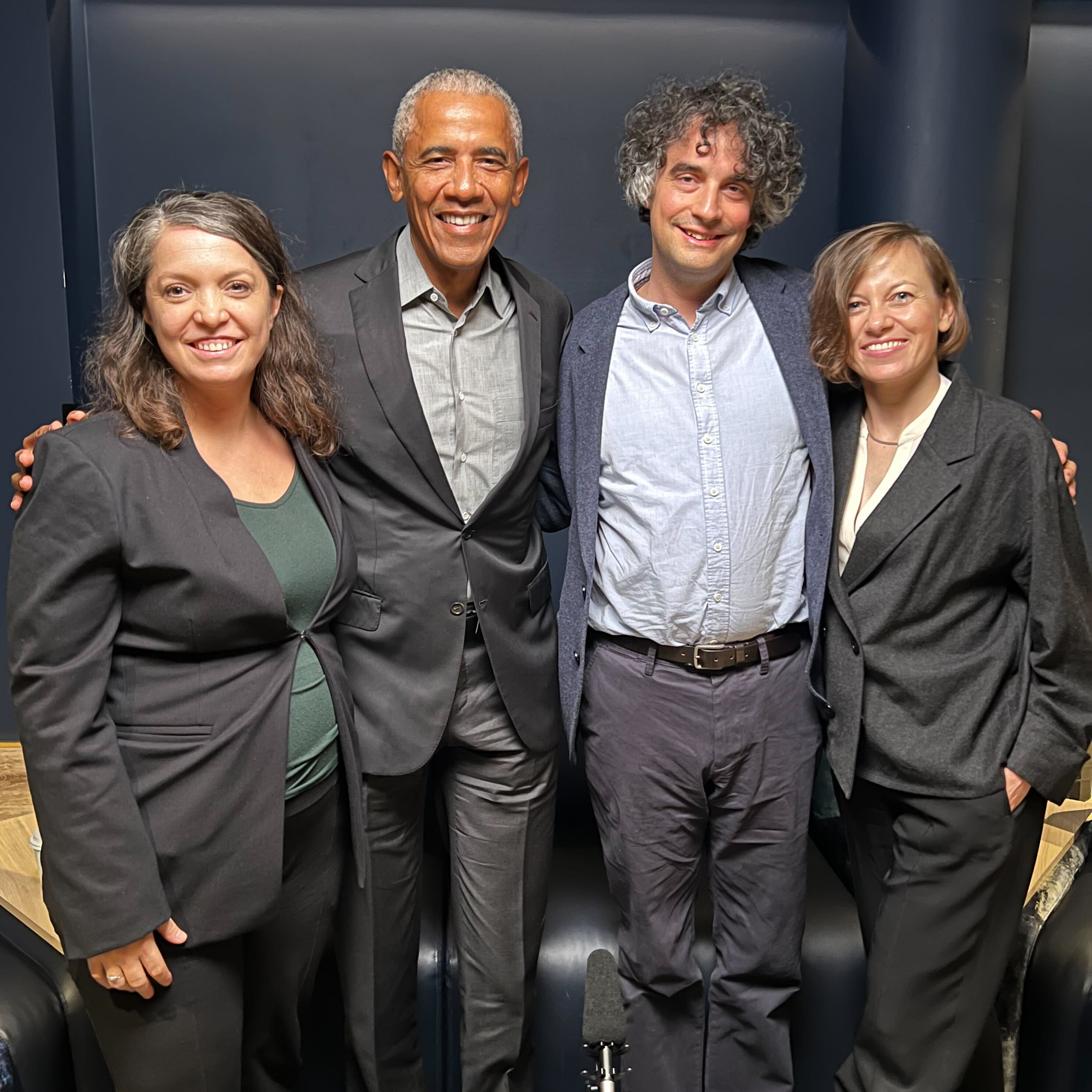 President Barack Obama met with three Obama Foundation leaders from Eastern Europe to discuss their work promoting democracy in light of rising authoritarianism around the world.