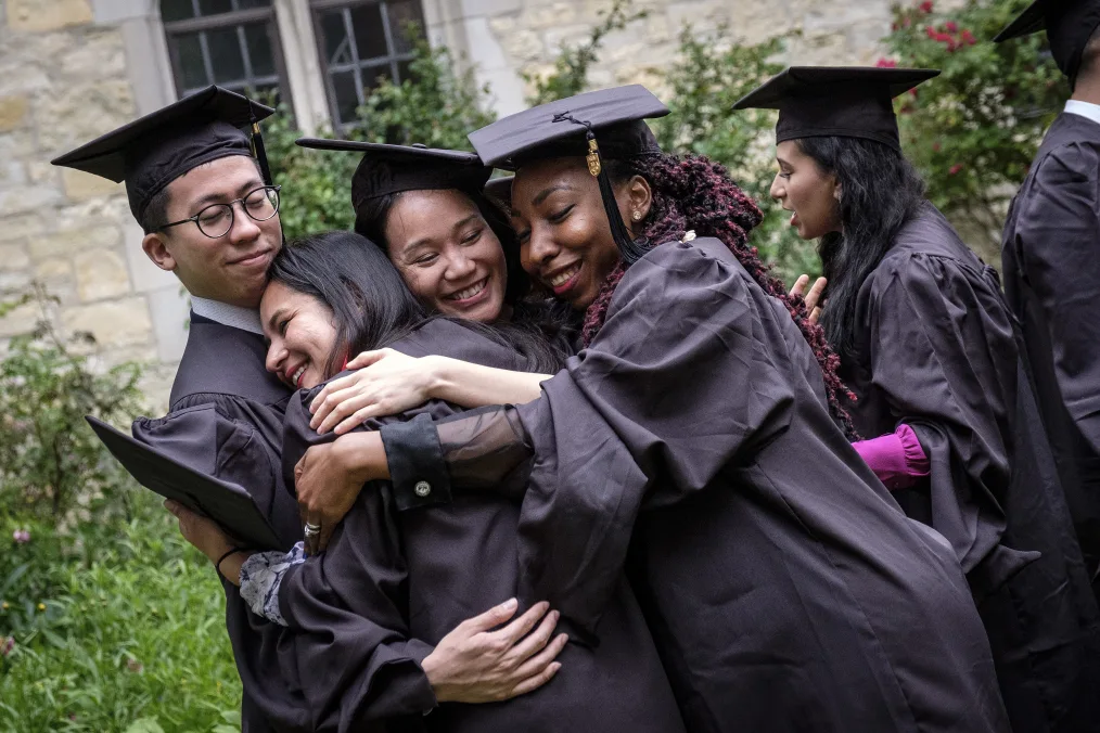 The inaugural cohort of Obama Scholars graduated from the Harris School of Public Policy at the University of Chicago with Master of Arts degrees focused on International Development and Policy.