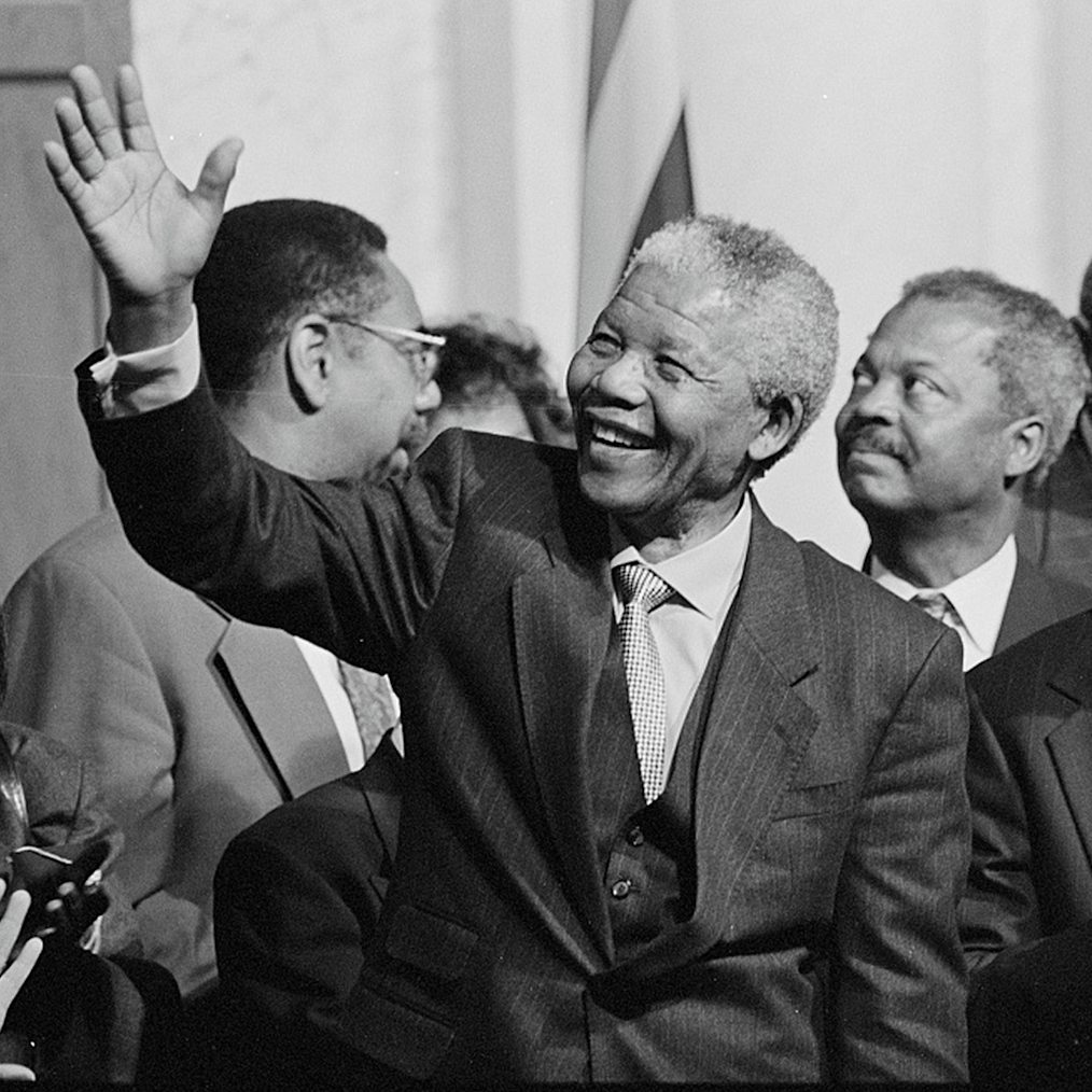 Headshot of Nelson Mandela