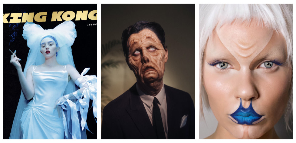 London-based Prosthetic makeup expert Georgia Olive