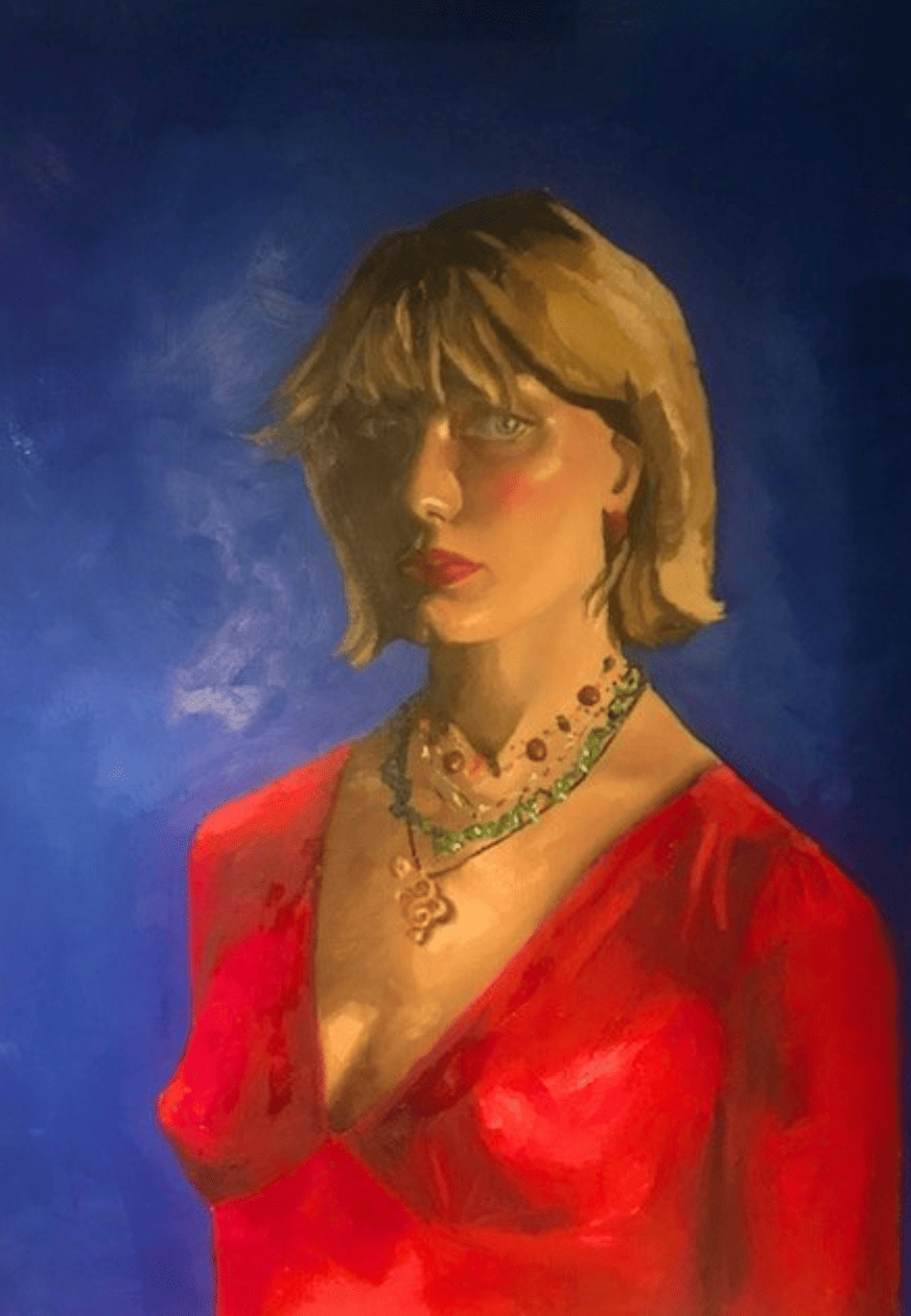 Self-portrait by Cosima Ross - via www.cosimaross.com
