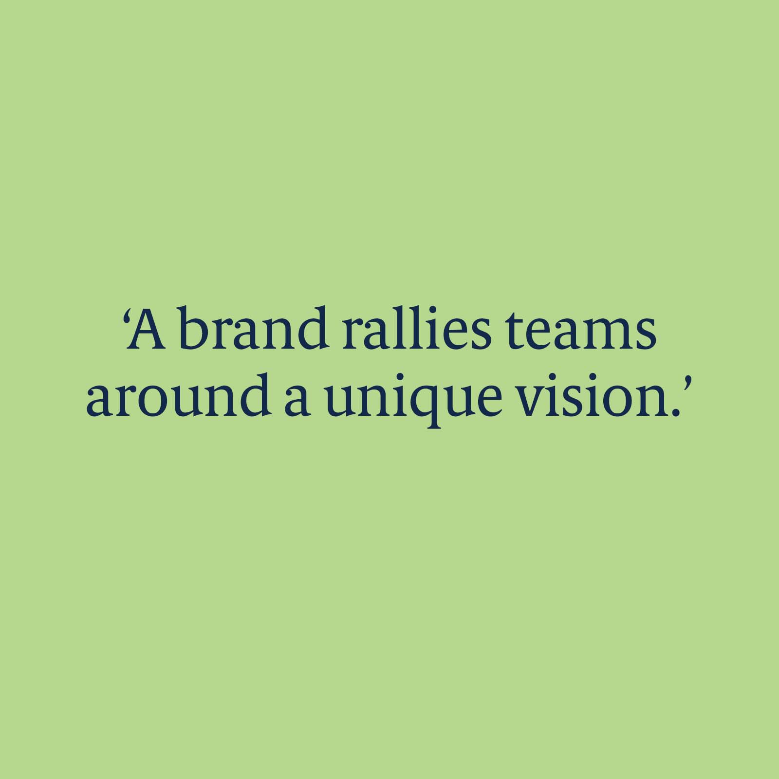 Comment: Don't call me a brand