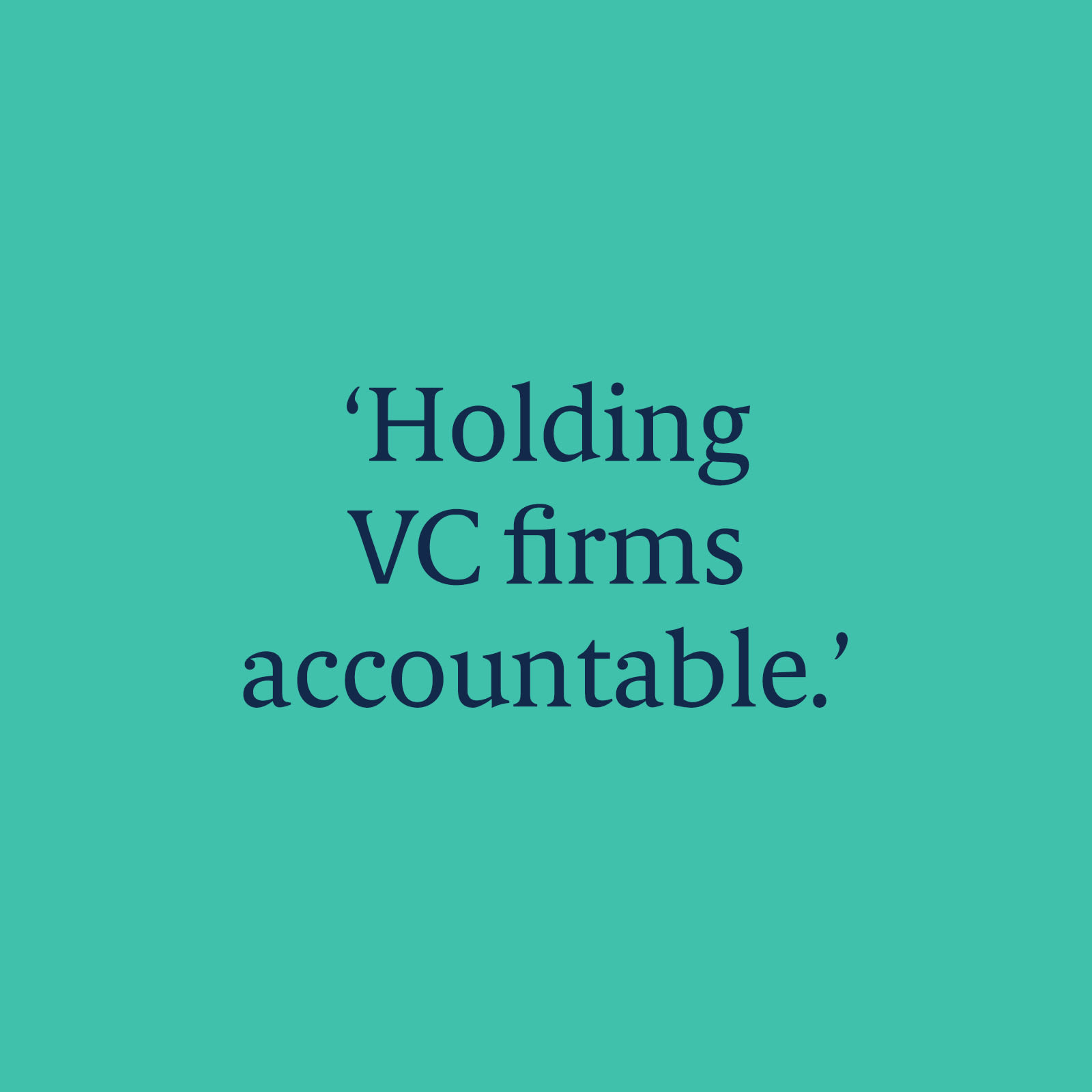 Comment: Diversifying the venture capital ecosystem