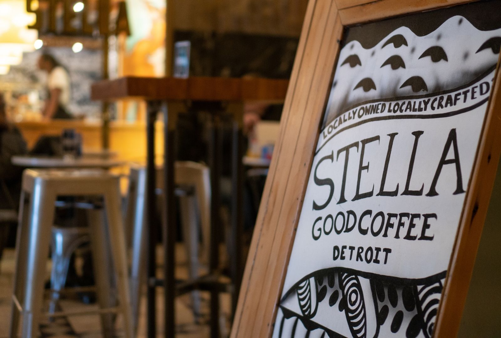 Stella coffee signage