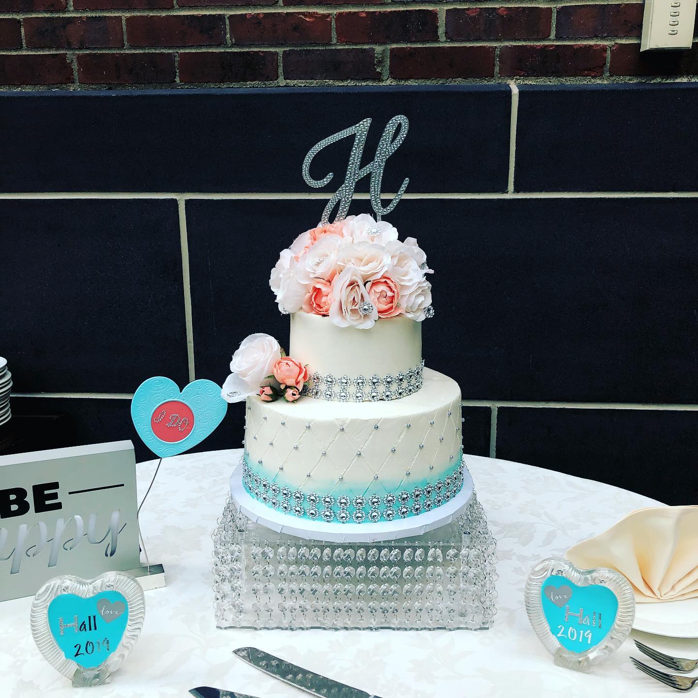 silver spoon wedding cake 2