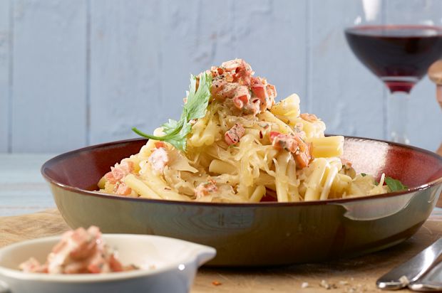 Pasta mit Sauerkraut und Peperonirahm