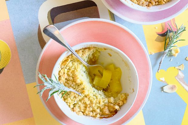 Ananas-Crumble