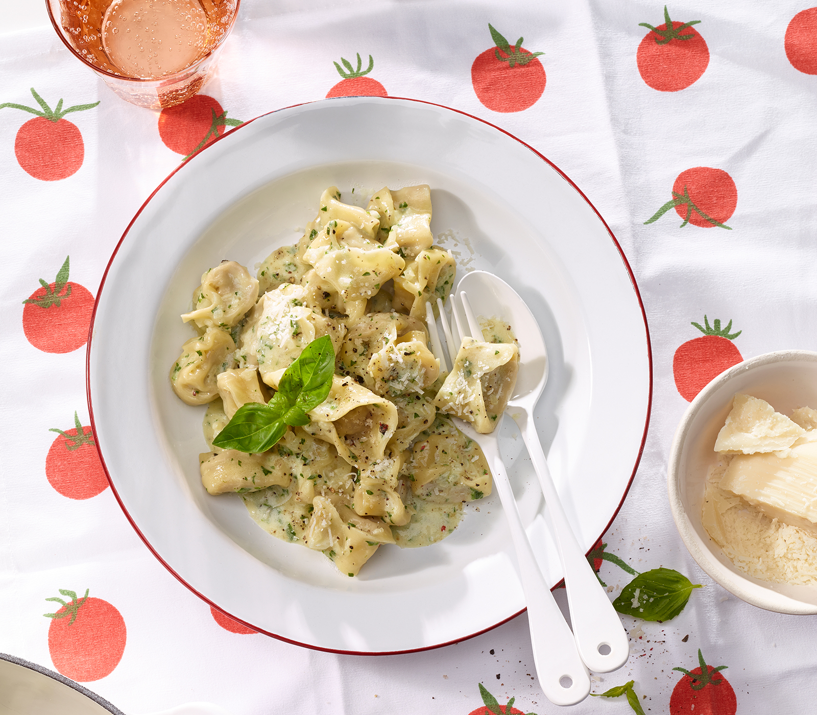 Tortellini Mit Rahmsauce Annemarie Wildeisens Kochen